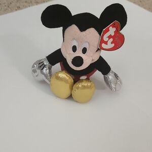 Ty Beanie Babies Sparkle Mickey Mouse 4/$20